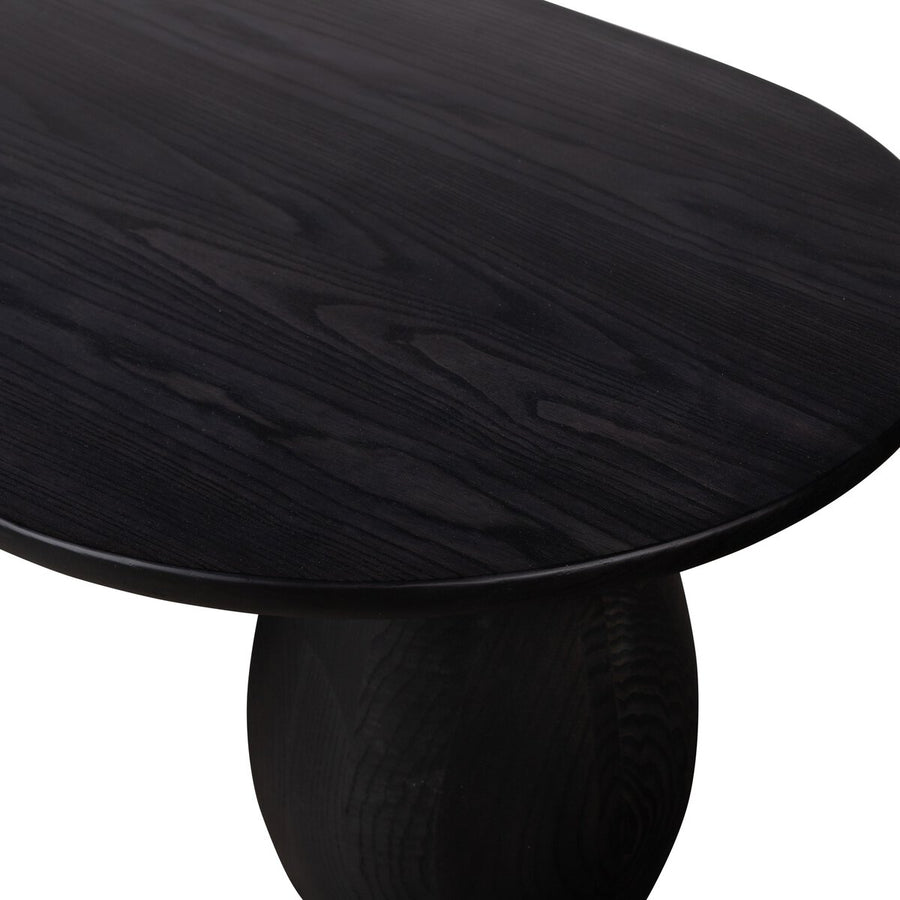 MERLA WOOD COFFEE TABLE - BLACK WASH
