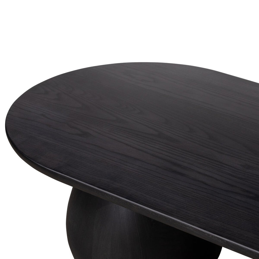 MERLA WOOD COFFEE TABLE - BLACK WASH