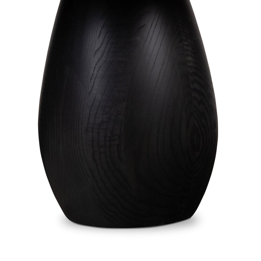 MERLA WOOD COFFEE TABLE - BLACK WASH