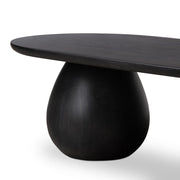 MERLA WOOD COFFEE TABLE - BLACK WASH