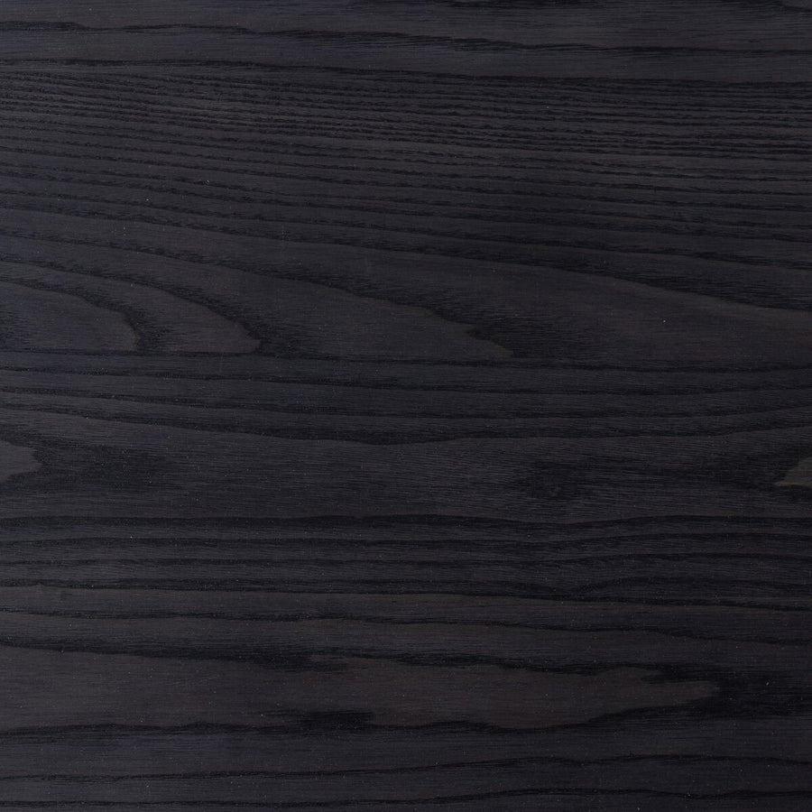 MERLA WOOD COFFEE TABLE - BLACK WASH