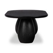 MERLA WOOD COFFEE TABLE - BLACK WASH