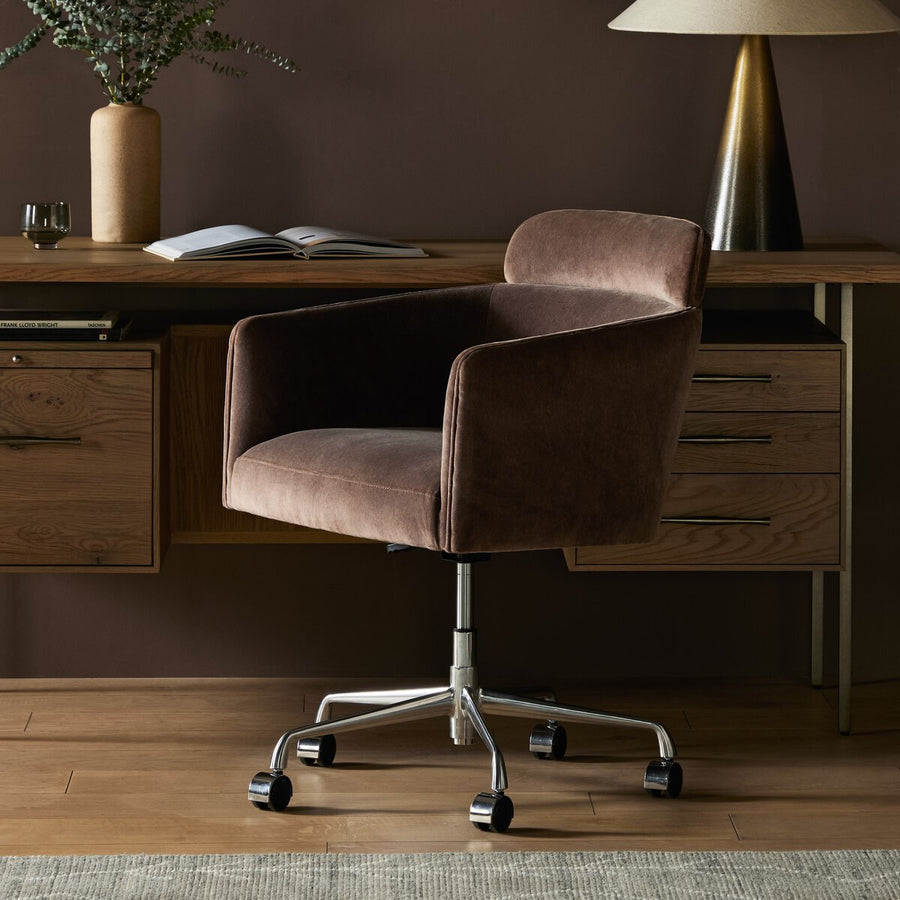 PACHA DESK CHAIR-OPAL MINK