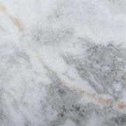 MODERN MARBLE PEDESTAL - WHITE & GREY SPECKLED MARBLE