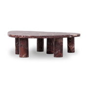 ZION COFFEE TABLE - MERLOT MARBLE
