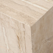 ARK COFFEE TABLE - BEIGE MARBLE