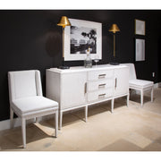 SILVANA DINING SET FPR  WITH UPHOLSTERED DINING CHAIR