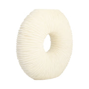 مزهرية راتنج كوارتز صغيرة من ناتالي، بيضاء