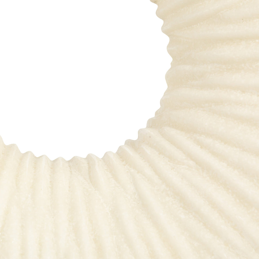 مزهرية راتنج كوارتز صغيرة من ناتالي، بيضاء