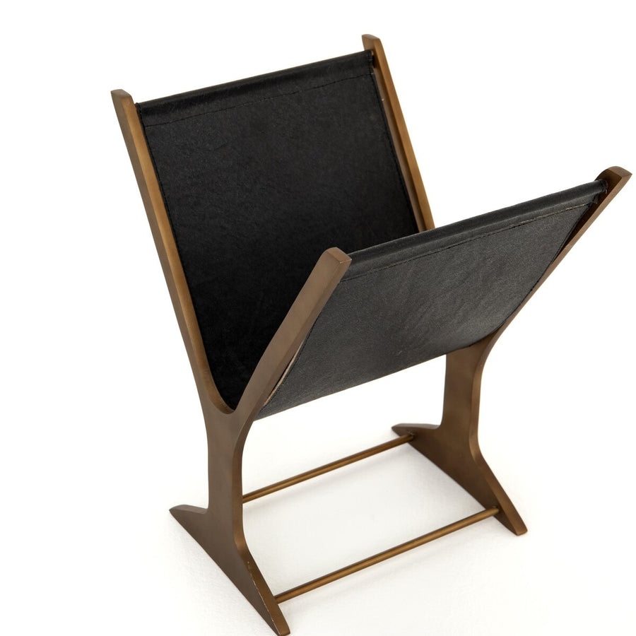 FELDMAN MAGAZINE RACK-BLACK