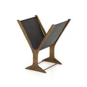 FELDMAN MAGAZINE RACK-BLACK