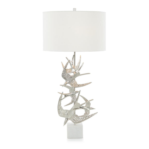 SWALLOWS IN FLIGHT TABLE LAMP