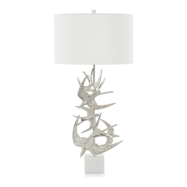 SWALLOWS IN FLIGHT TABLE LAMP