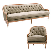 VERONA LIVING SET (GOLD)- TWO SOFAS & TWO CHAIRS
