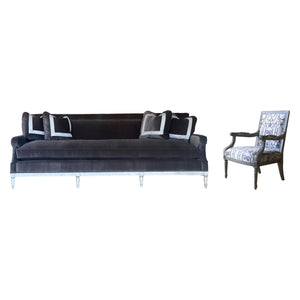 BANKS MINK LIVING SET - TWO SOFAS & TWO CHAIRS