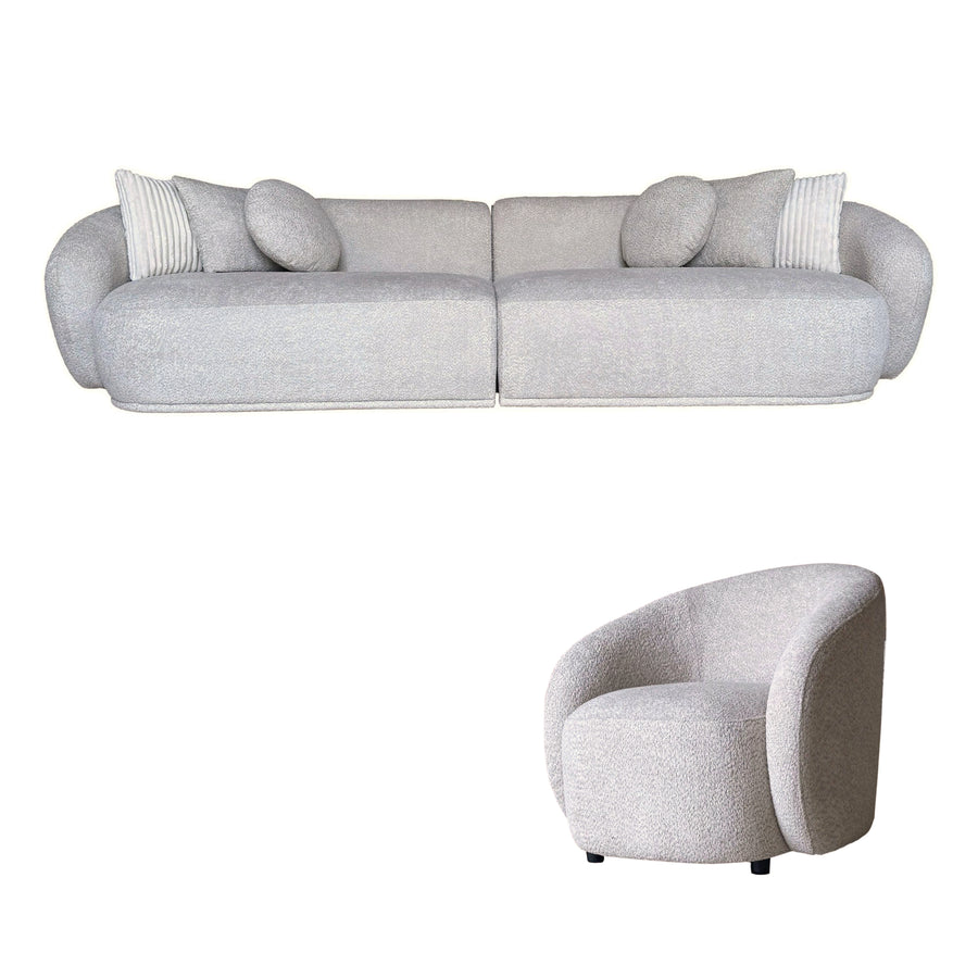 OSLO LIVING SET - ONE SOFA & TWO CHAIRS