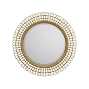 ROUND GOLD MIRROR