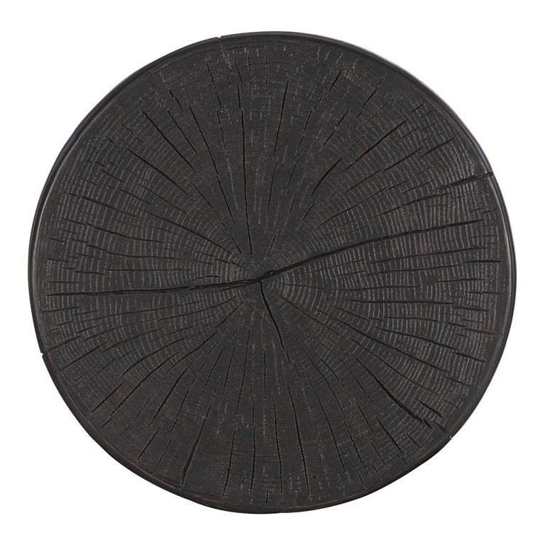 CARVED STUMP ACCENT TABLE