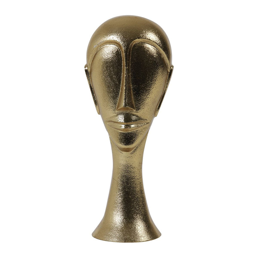 ORNAMENT 11,5X10X28 CM HEAD GOLD