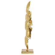 ORNAMENT ON BASE 42X14,5X62 CM BABINE GOLD