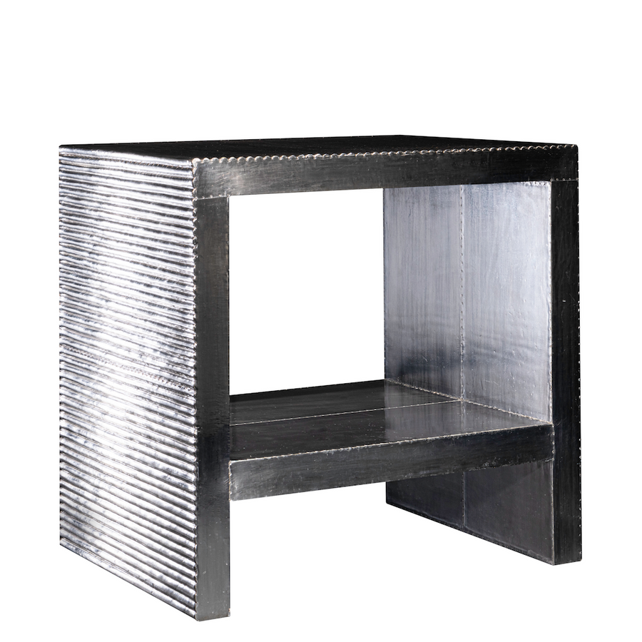 BAXTER ACCENT TABLE - SILVER