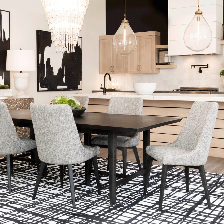 DALLAS DINING TABLE WITH 8 CHAIRS