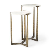 ATTICUS MARBLE NEST OF TABLES