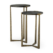 ATICUS BLACK TOP NEST OF TABLES