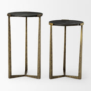 ATICUS BLACK TOP NEST OF TABLES