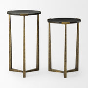 ATICUS BLACK TOP NEST OF TABLES