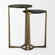 ATICUS BLACK TOP NEST OF TABLES