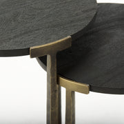 ATICUS BLACK TOP NEST OF TABLES