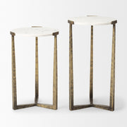 ATTICUS MARBLE NEST OF TABLES
