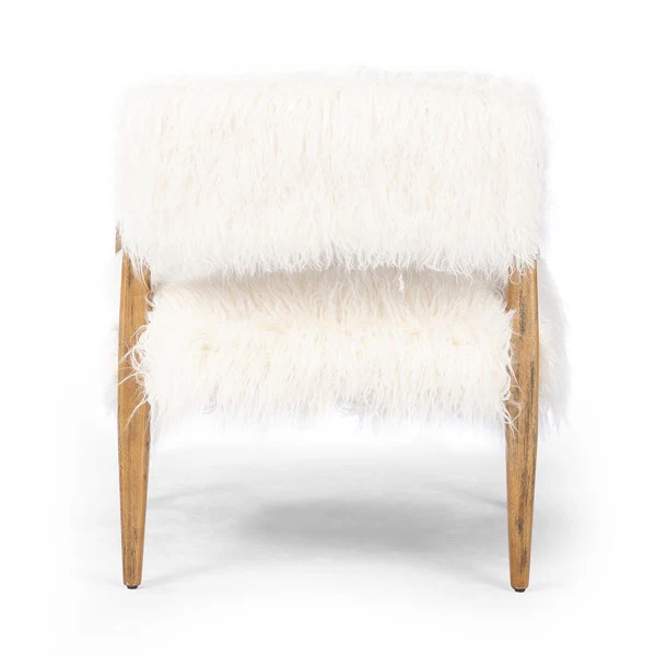 TYLER ARMCHAIR - NEW MONGOLIAN FUR