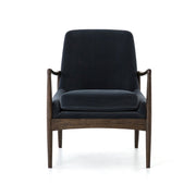 BRADEN MODERN VELVET SHADOW CHAIR