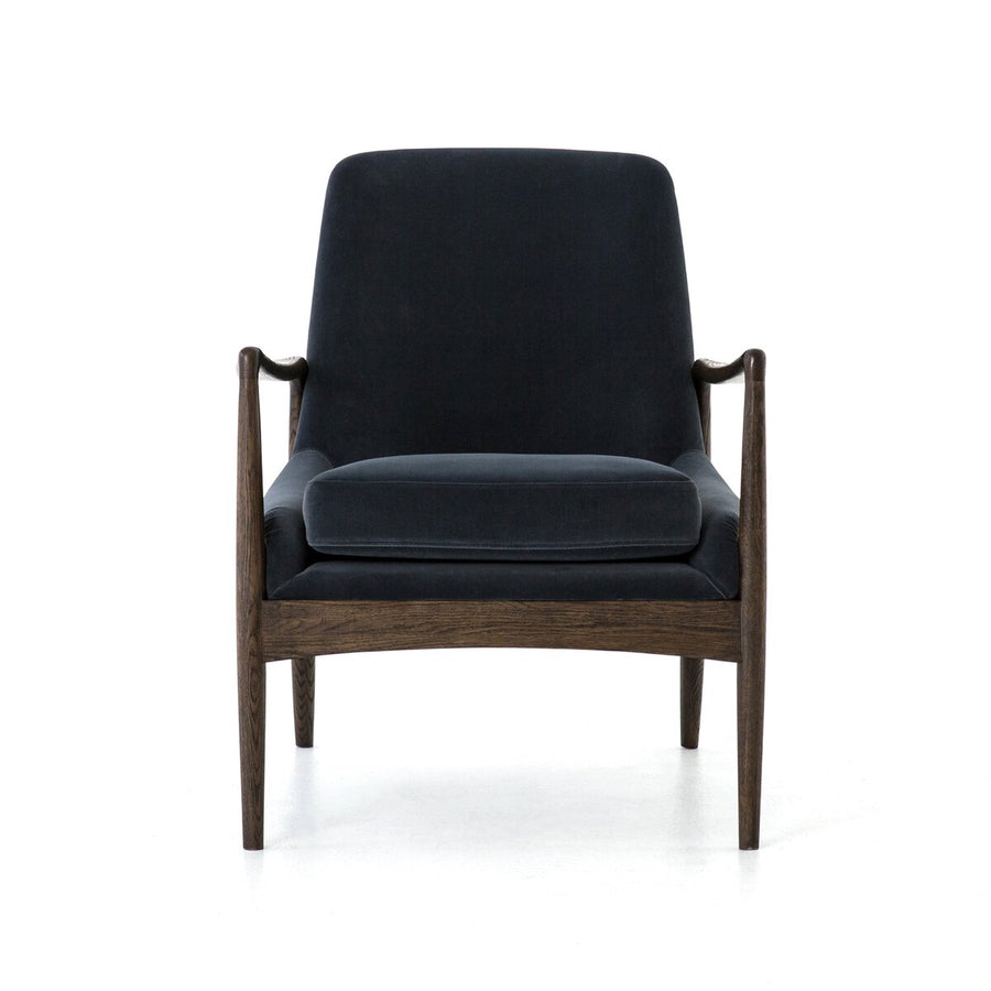 BRADEN MODERN VELVET SHADOW CHAIR
