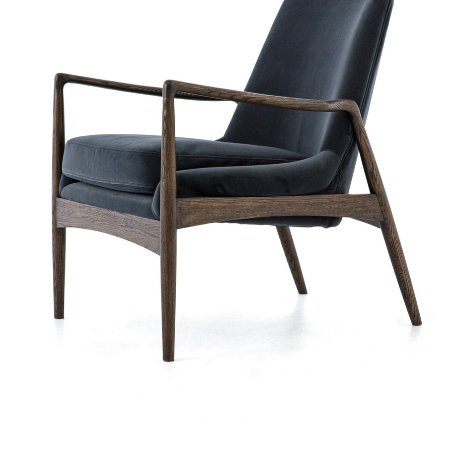 BRADEN MODERN VELVET SHADOW CHAIR