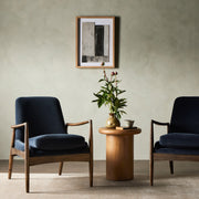 BRADEN MODERN VELVET SHADOW CHAIR