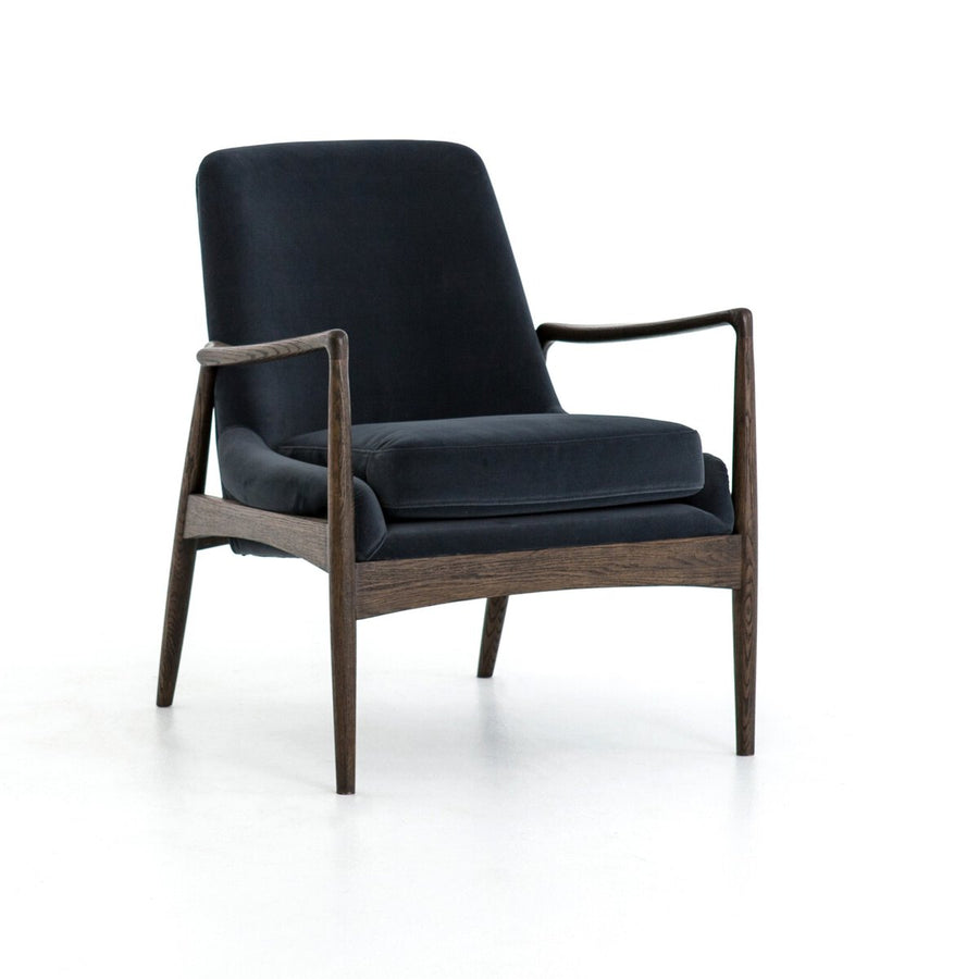 BRADEN MODERN VELVET SHADOW CHAIR