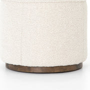 SINCLAIR ROUND OTTOMAN - KNOLL NATURAL