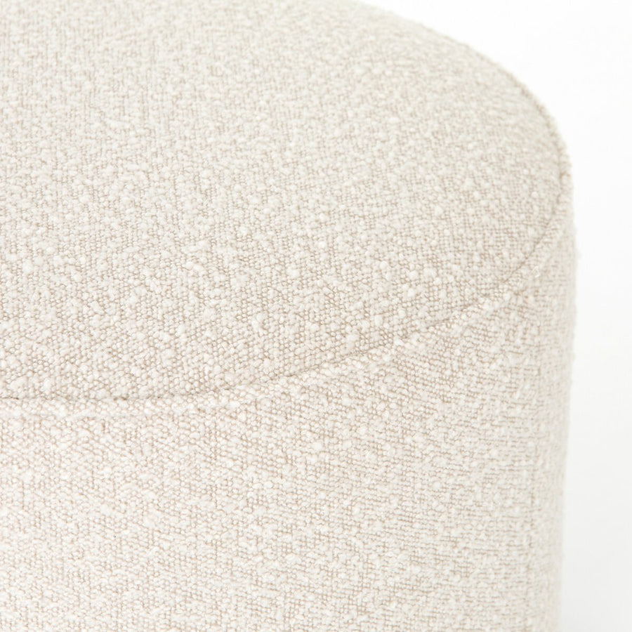 SINCLAIR ROUND OTTOMAN - KNOLL NATURAL