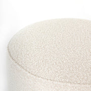 SINCLAIR ROUND OTTOMAN - KNOLL NATURAL