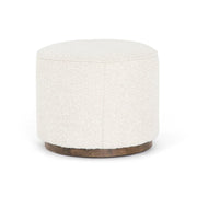 SINCLAIR ROUND OTTOMAN - KNOLL NATURAL