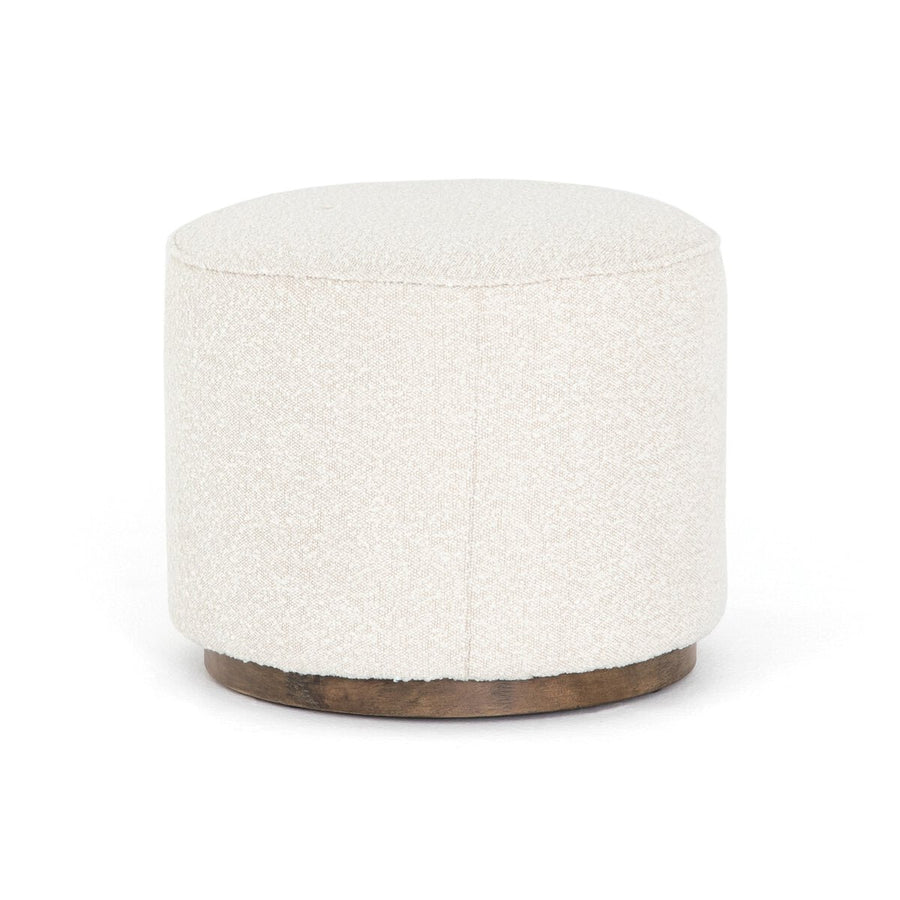 SINCLAIR ROUND OTTOMAN - KNOLL NATURAL