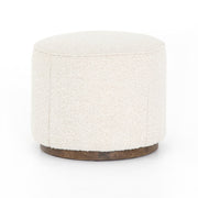 SINCLAIR ROUND OTTOMAN - KNOLL NATURAL