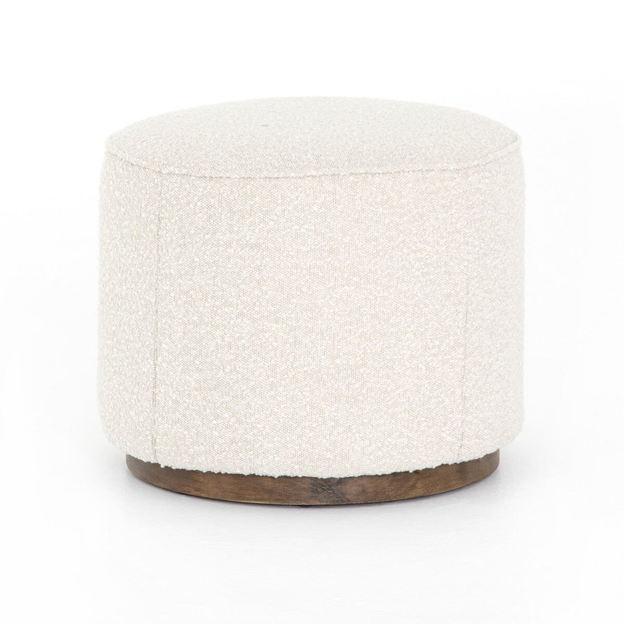 SINCLAIR ROUND OTTOMAN - KNOLL NATURAL