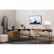 SINCLAIR ROUND OTTOMAN - KNOLL NATURAL