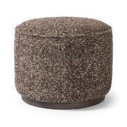 SINCLAIR ROUND OTTOMAN - IVAN GRANITE