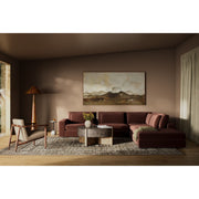 VIOLA ACCENT TABLE - POLISHED WHITE MARBLE
