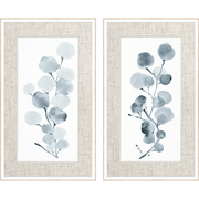 GREY BOTANICAL - SET OF TWO